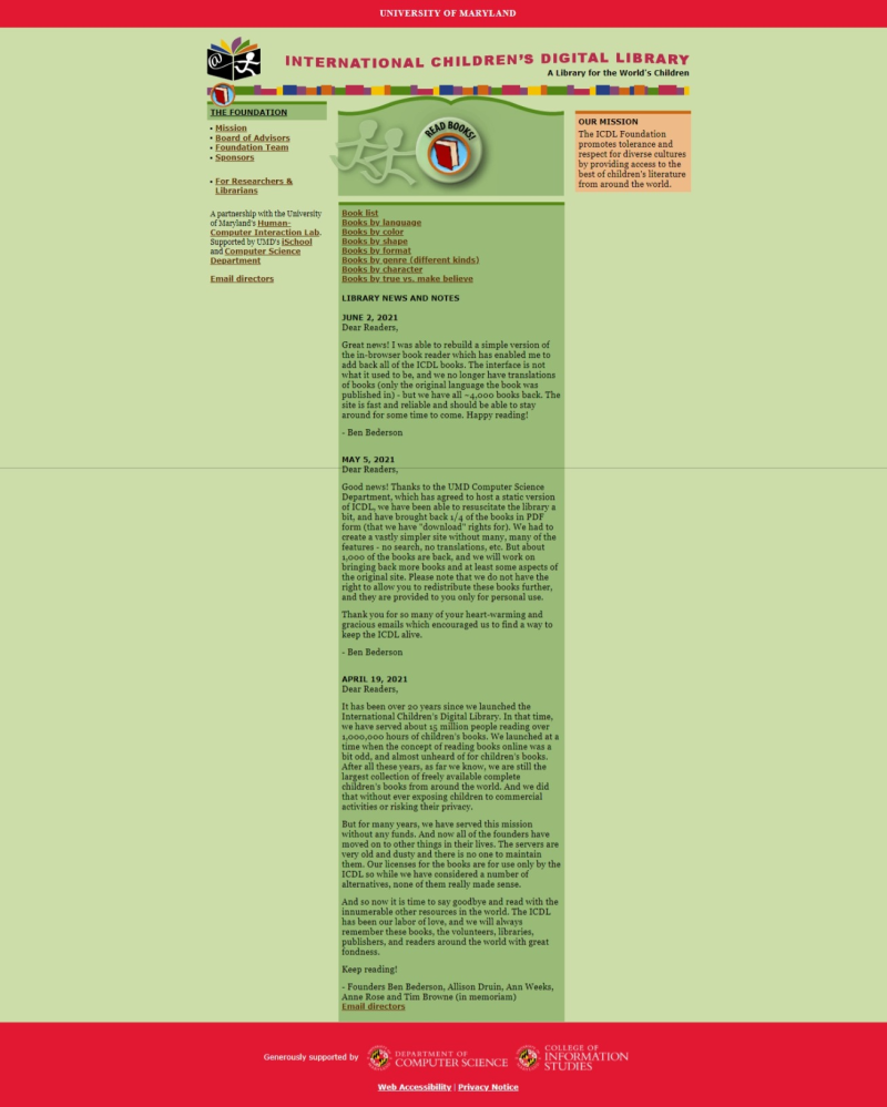 國際兒童數位圖書館 ICDL- International Children's Digital Library